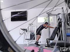 Step Dad Gives Step Daughter Pussy Work Out - SpyFam
