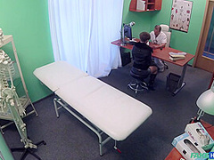 Short-haired Naughty Seduces Doctor 1