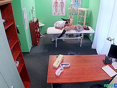 Short-haired Naughty Seduces Doctor 1
