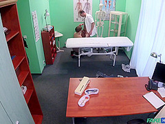 Short-haired Naughty Seduces Doctor 1
