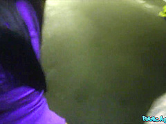 Pretty Woman Takes A Mouthful Of Stra