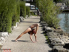 Flexible In Public - Watch4Fetish