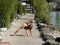 Flexible In Public - Watch4Fetish