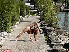 Flexible In Public - Watch4Fetish