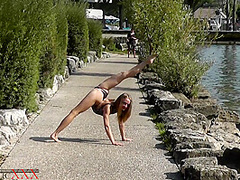Flexible In Public - Watch4Fetish