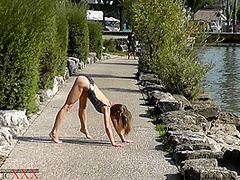 Flexible In Public - Watch4Fetish