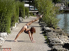 Flexible In Public - Watch4Fetish