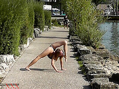 Flexible In Public - Watch4Fetish