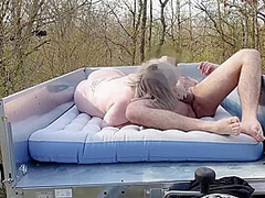 Public Mature Porn: Outdoor Anal Sex And Cum Swallowing For Grandma Cam1 1of2