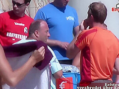 PUBLIC BEACH VOYEUR - German teens try lesbian games in mallorca holiday