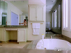 Stepsister Gives Stepbro Bathtub BJ - SpyFam