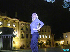 Desperate Blondie Shows Her Titties A With Jessy Jones