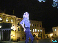 Desperate Blondie Shows Her Titties A With Jessy Jones