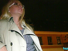 Desperate Blondie Shows Her Titties A With Jessy Jones