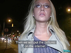 Desperate Blondie Shows Her Titties A With Jessy Jones