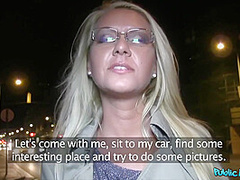 Desperate Blondie Shows Her Titties A With Jessy Jones