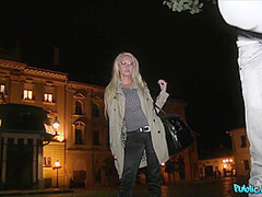 Desperate Blondie Shows Her Titties A With Jessy Jones