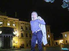 Desperate Blondie Shows Her Titties A With Jessy Jones