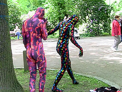 Multilayer Zentai Suits Outdoor - Watch4Fetish
