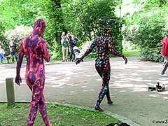 Multilayer Zentai Suits Outdoor - Watch4Fetish
