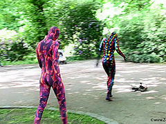Multilayer Zentai Suits Outdoor - Watch4Fetish