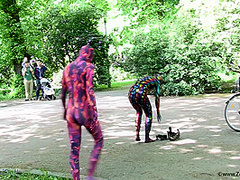 Multilayer Zentai Suits Outdoor - Watch4Fetish