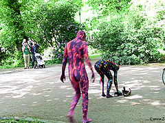 Multilayer Zentai Suits Outdoor - Watch4Fetish