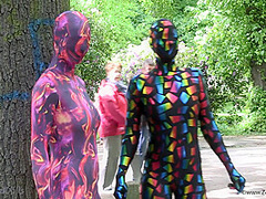 Multilayer Zentai Suits Outdoor - Watch4Fetish