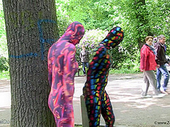 Multilayer Zentai Suits Outdoor - Watch4Fetish