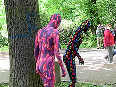 Multilayer Zentai Suits Outdoor - Watch4Fetish