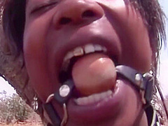 Secret Slutty Farm Girl Interracial Outdoors Rough Hard Fuck