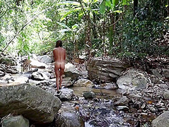 Hot Couple Fucking In The Jungle - Outdoor Sex