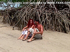 Marcia With Natural Tits Gets Fucked On The Beach