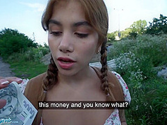 Skinny Latina With Small Tits Has Sex In Public