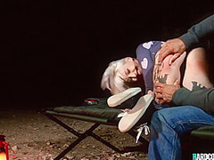Tattooed Blonde Fuck Outdoors