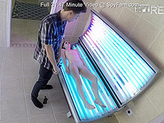 Stepbro Creeps On Tanning Stepsis - SpyFam