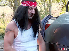 Damsel In Distress Tricked By Trucker 11 Min - Outside Fuck And Shrima Malati