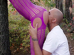 Outdoor Sex. Photographer Licks Pussy And Fucks Nude Model In The Forest 20 Min - Sasha Bikeyeva