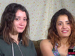 Public deepthroating and anal orgy for slutty Latinas