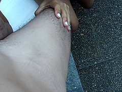 Danica Mori - Legata E Scopata In Giardino Con Sborrata Sul Culo Mentre Legge Di Su