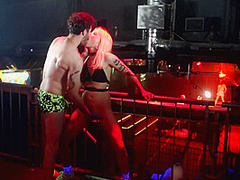 Live Sex At Club Party Berlin Public Blowjob Pussy Licking And Squirting Dance Techno Fuck