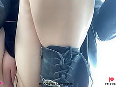 The Girl Washed The Beach With Her Jet Orgasm