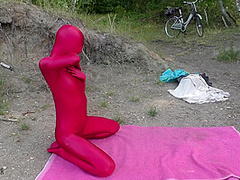 Zentai At The Lake - Watch4Fetish