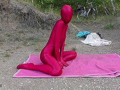 Zentai At The Lake - Watch4Fetish