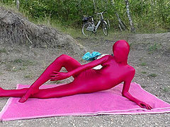 Zentai At The Lake - Watch4Fetish