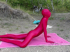 Zentai At The Lake - Watch4Fetish