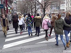 Czechharem - 20 Nymphomaniacs Hunt Men In The Street P