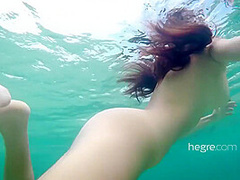 Alisa Walking Naked On Ibiza Beach Teasing Passersby