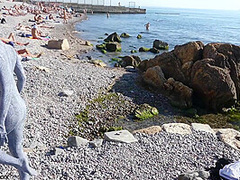 Flexi Zentai On The Beach - Watch4Fetish