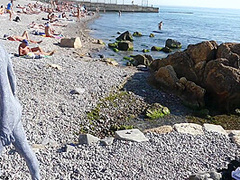 Flexi Zentai On The Beach - Watch4Fetish